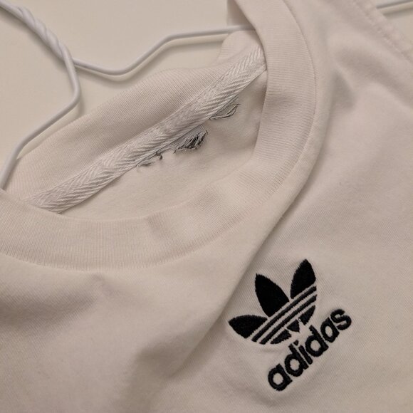 Set of Adidas Classic 3 Stripe Crop Tank - Picture 9 of 9